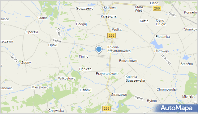 mapa Poczałkowo Kolonia, Poczałkowo Kolonia na mapie Targeo